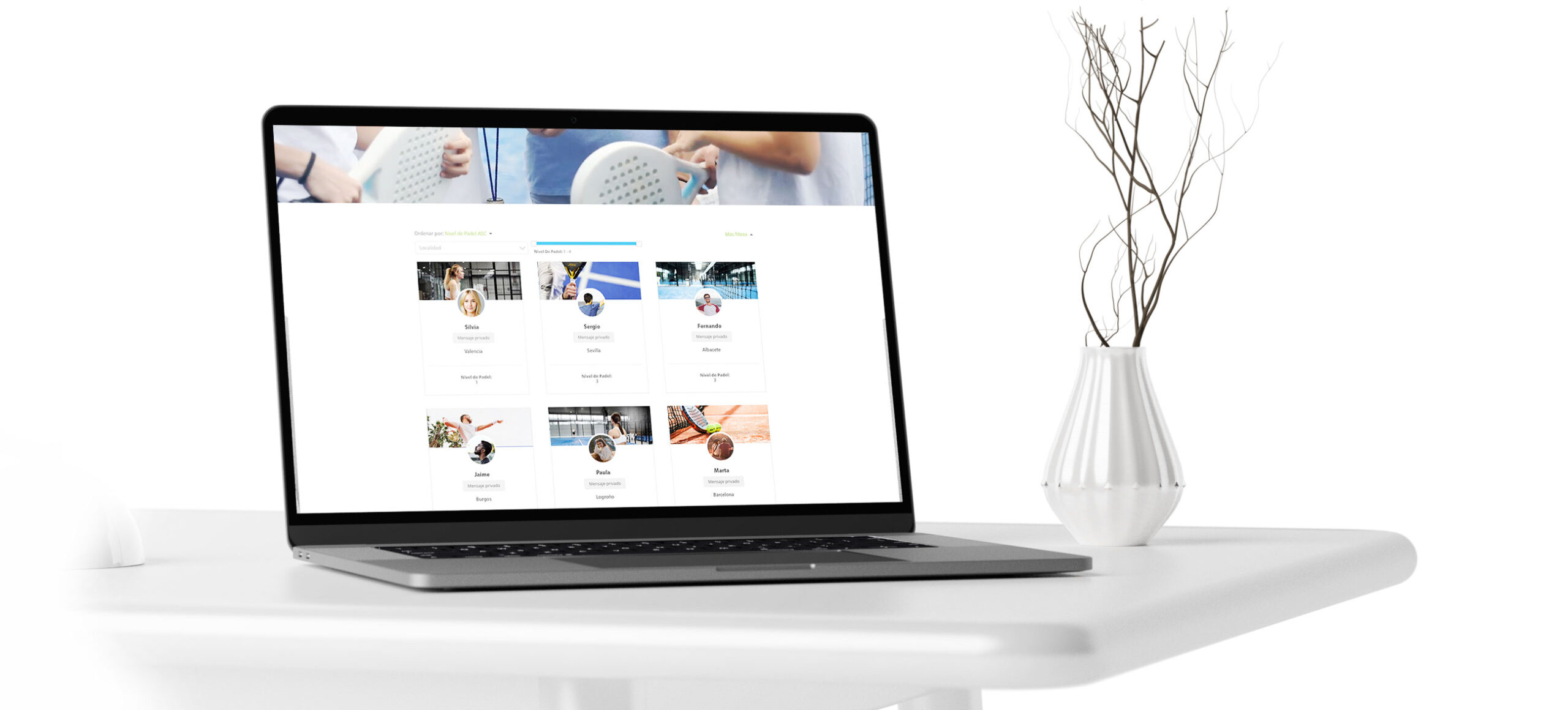 Red social de jugadores de pádel Play4Padel